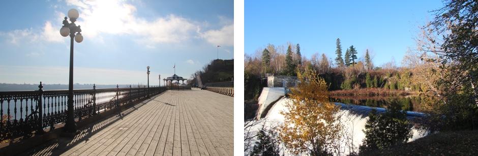 ville de Québec et chutes de Montmorency