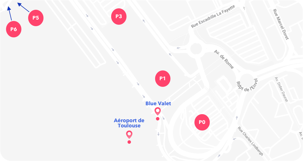 map of the parkings